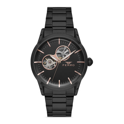 Мъжки часовник Ferro Open Heart - F31445A-G