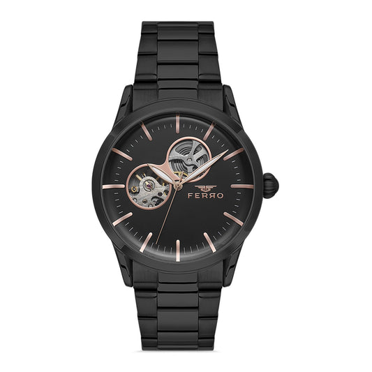 Мъжки часовник Ferro Open Heart - F31445A-G