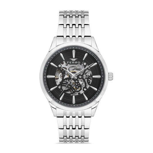 Мъжки часовник Ferro Skeleton Automatic - FM31440A-A2