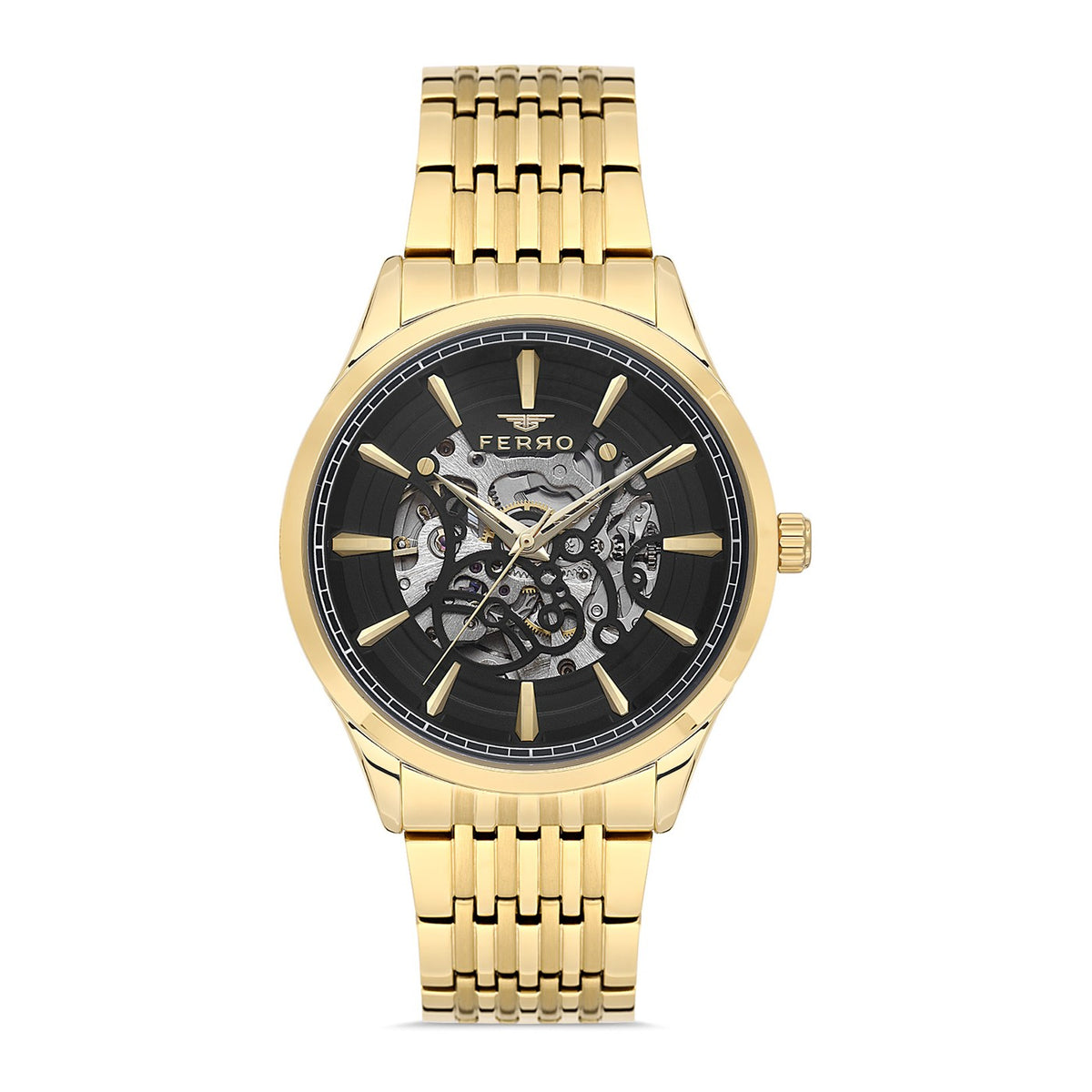 Мъжки часовник Ferro Skeleton Automatic - FM31440A-B2