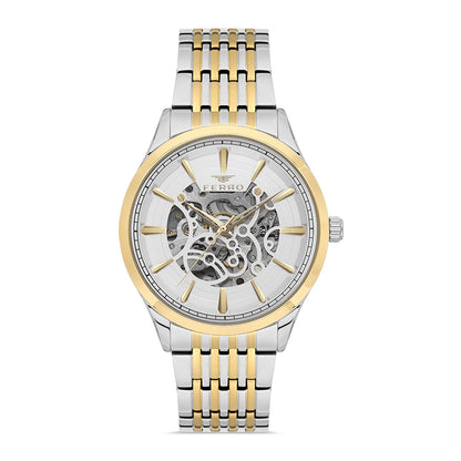 Мъжки часовник Ferro Skeleton Automatic - FM31440A-D