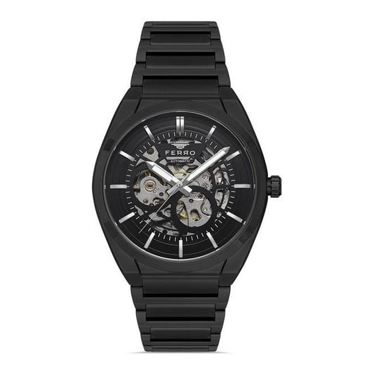 Мъжки часовник Ferro Skeleton Automatic - FM3194AWT-G