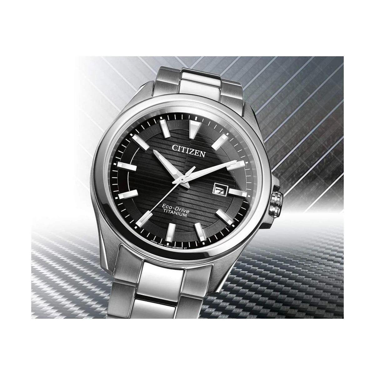 Мъжки аналогов часовник Citizen Eco-Drive Super Titanium - BM7470-84E