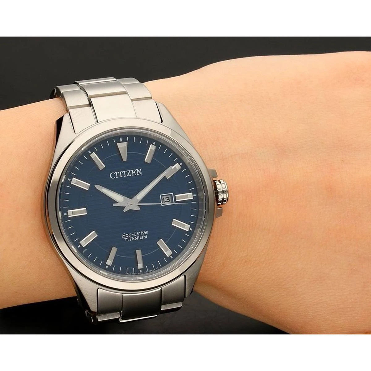 Мъжки аналогов часовник Citizen Eco-Drive Super Titanium - BM7470-84L
