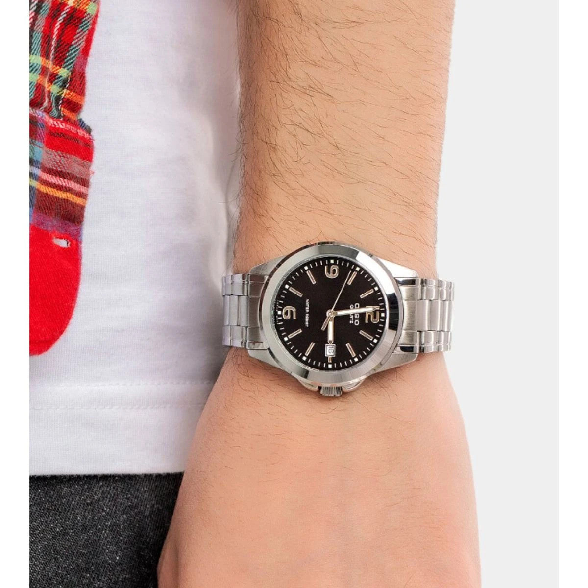 Мъжки аналогов часовник Casio - Casio Collection - MTP-1215A-1ADF