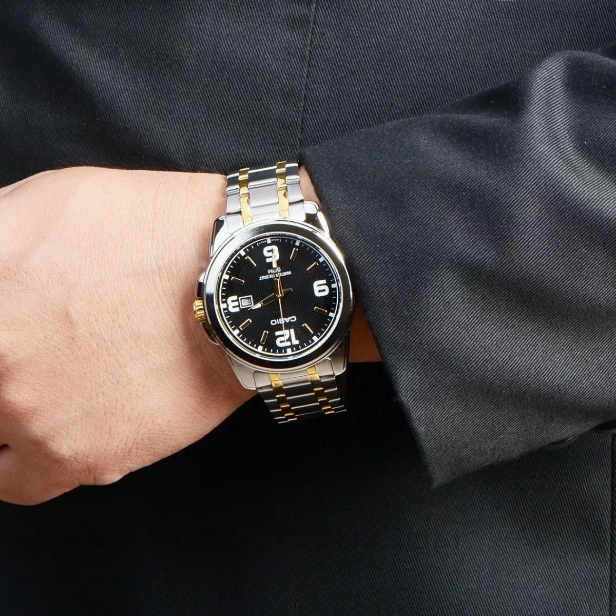 Мъжки аналогов часовник Casio - Casio Collection - MTP-1314SG-1AVDF