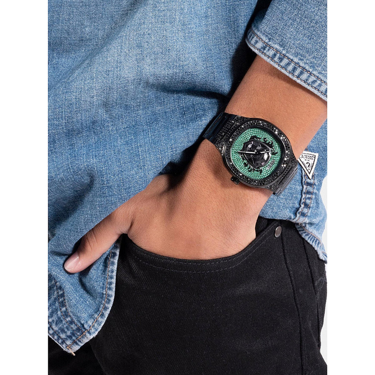 Мъжки аналогов часовник Guess - GW0565G2