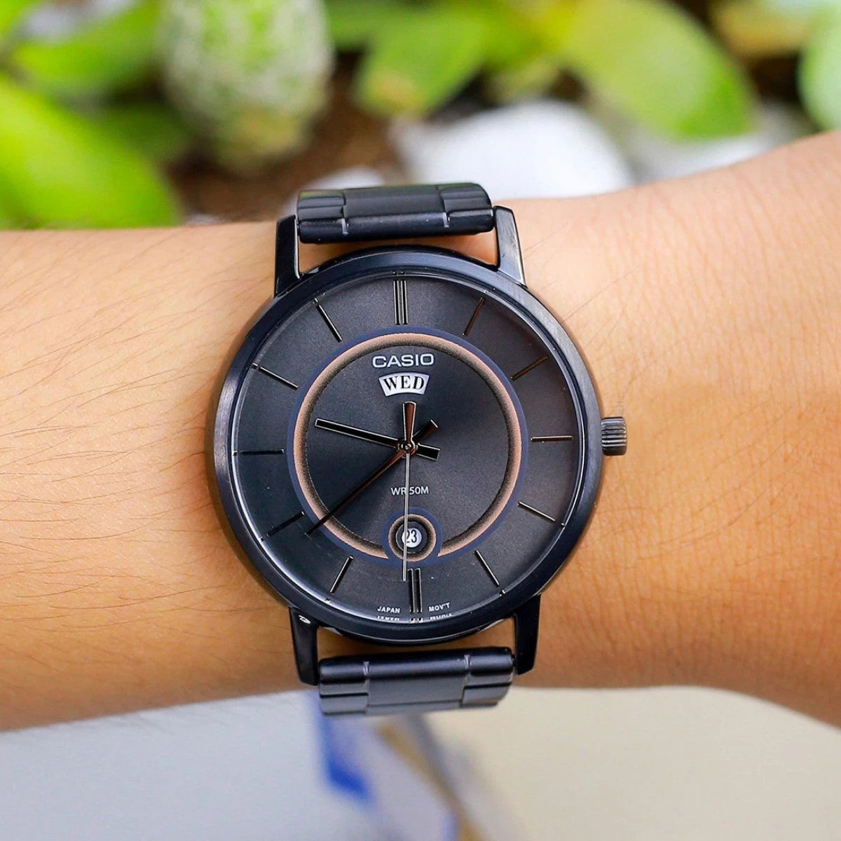 Мъжки аналогов часовник Casio - Casio Collection - MTP-B120B-8AVDF