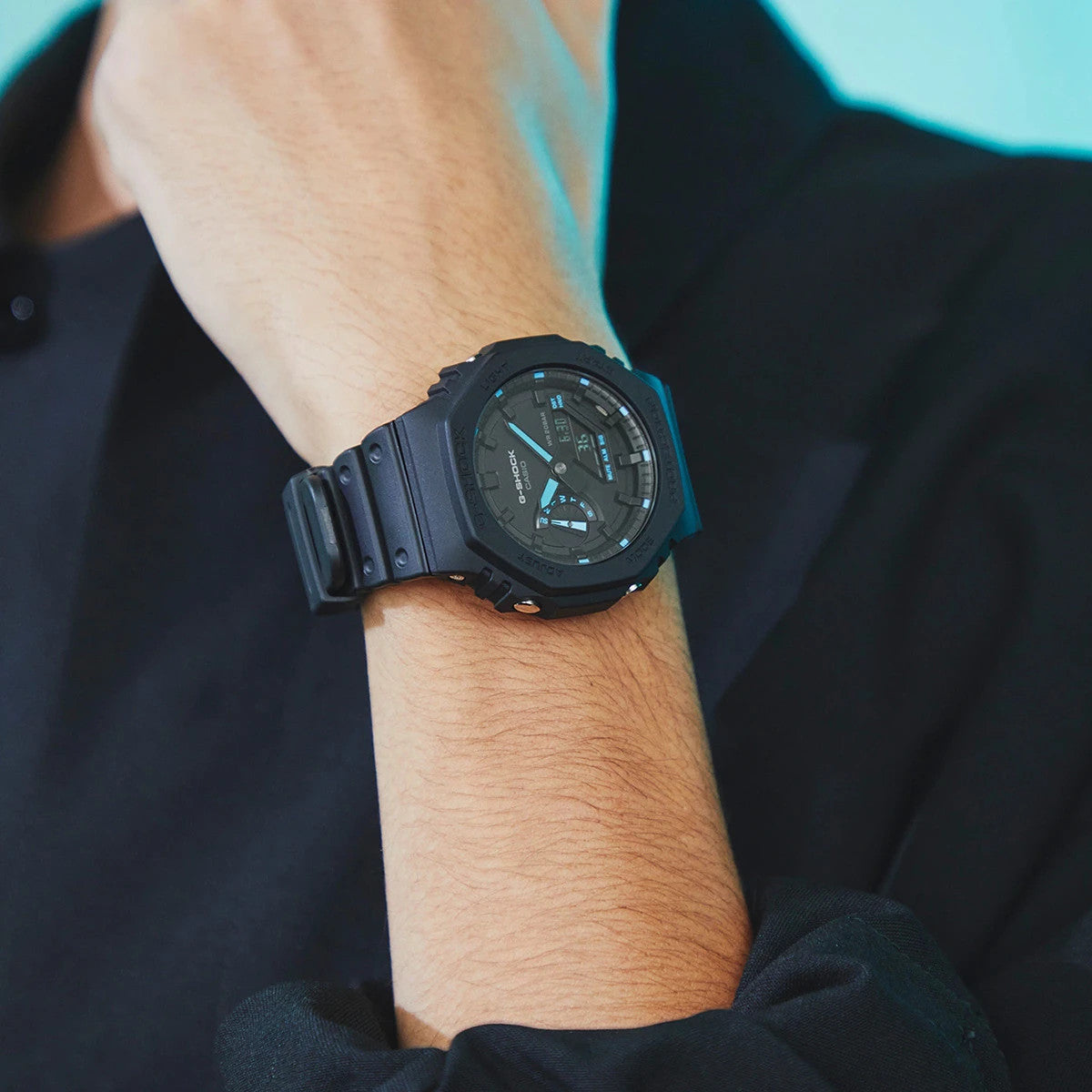 Мъжки часовник Casio G-Shock - GA-2100-1A2ER