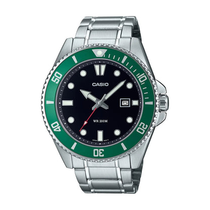 Мъжки аналогов часовник Casio Diving - MDV-107D-3AVEF