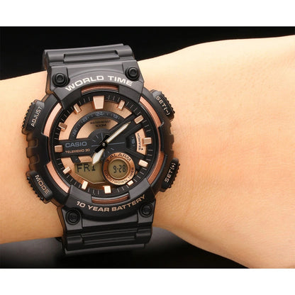 Мъжки дигитален часовник Casio - Casio Collection - AEQ-110W-1A3VDF