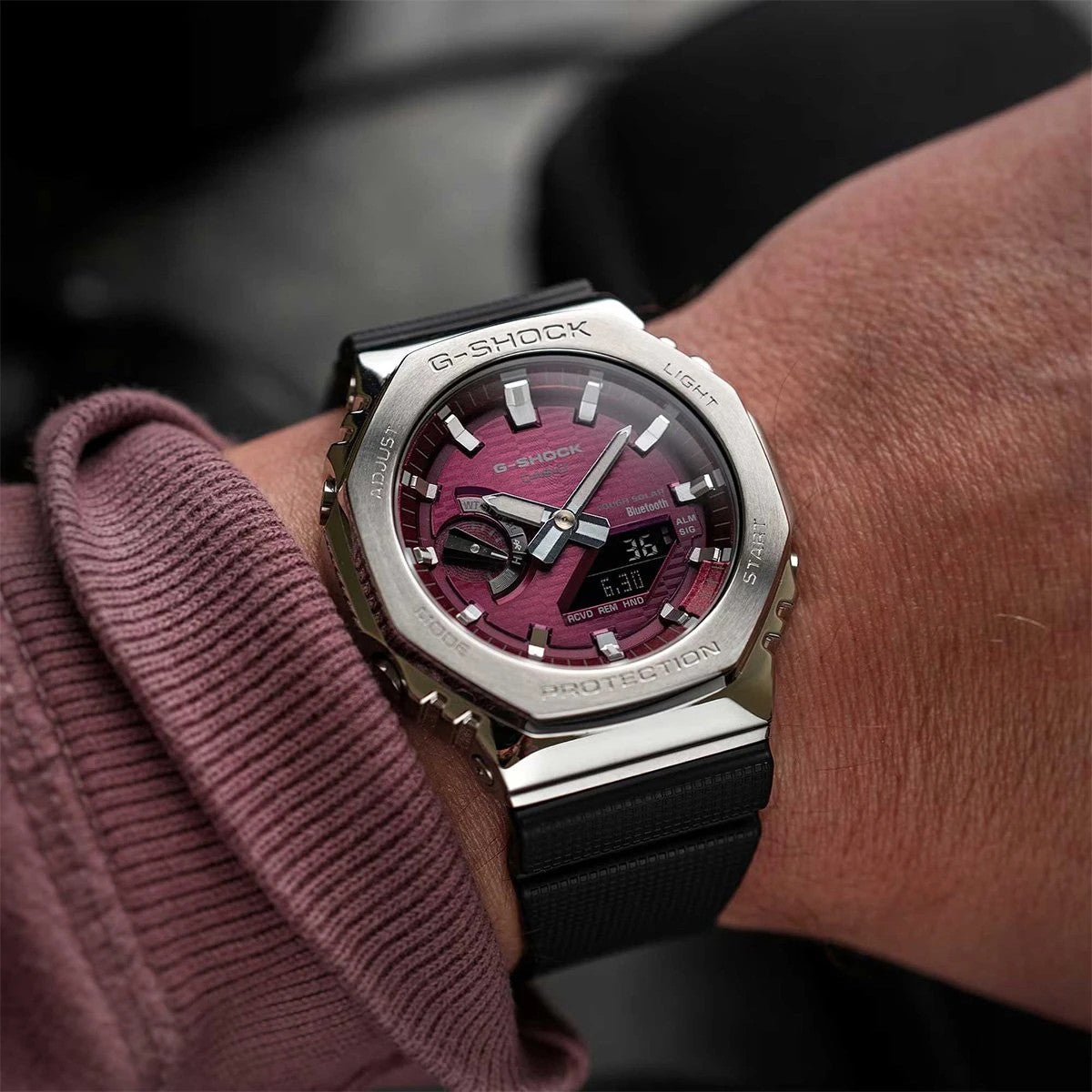 Мъжки часовник Casio G-Shock Bluetooth - GBM-2100A-4BER