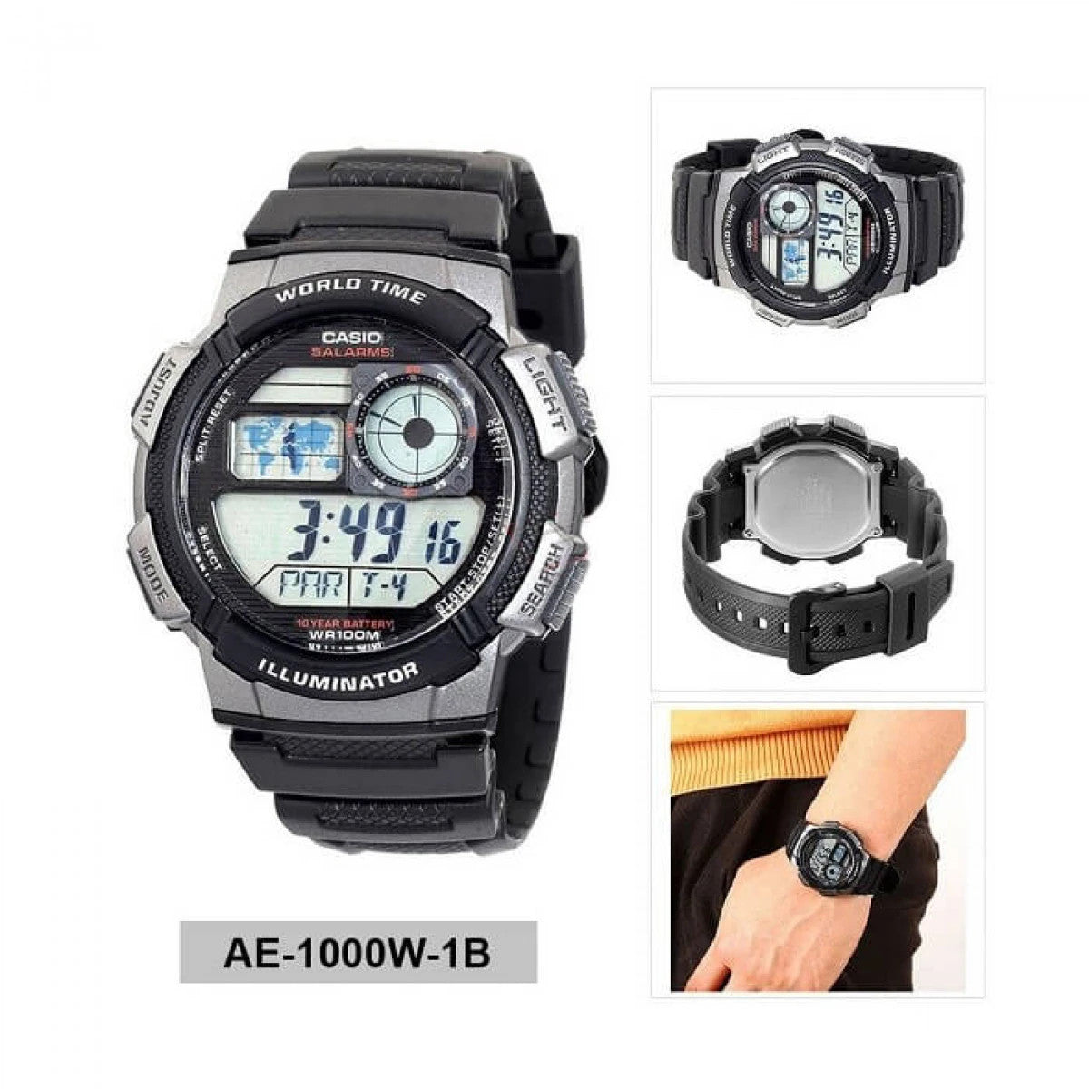 Мъжки часовник CASIO - AE-1000W-1BVEF