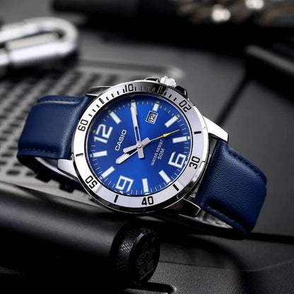 Мъжки аналогов часовник Casio - Casio Collection - MTP-VD01L-2BVUDF