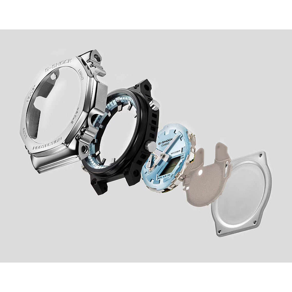 Мъжки часовник Casio G-Shock - GM-2110D-3A1ER