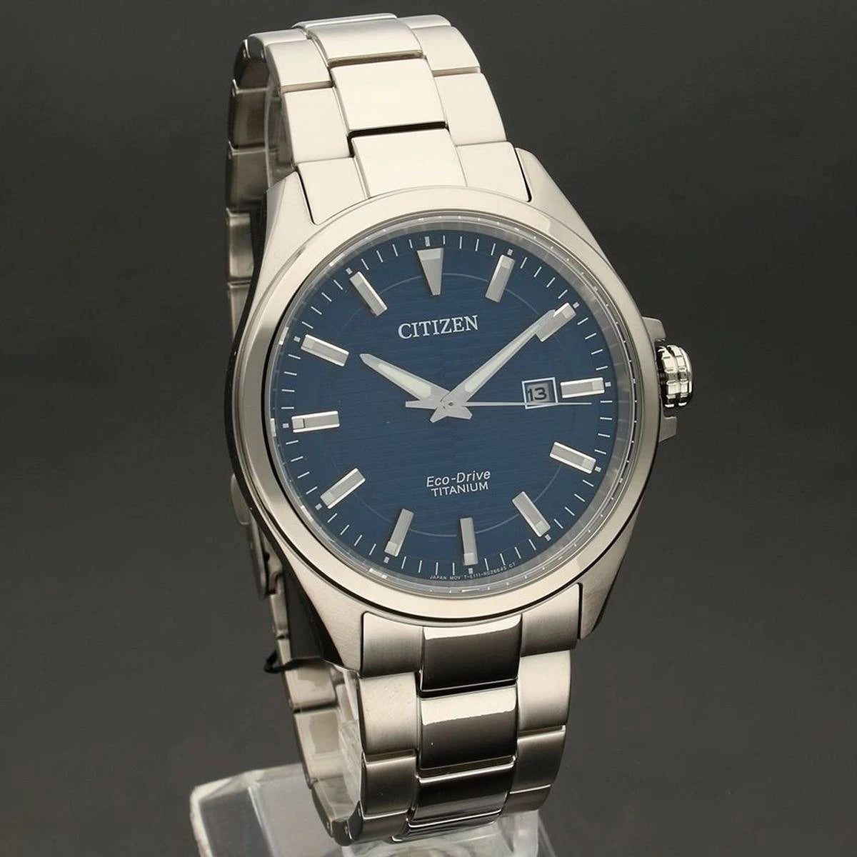 Мъжки аналогов часовник Citizen Eco-Drive Super Titanium - BM7470-84L