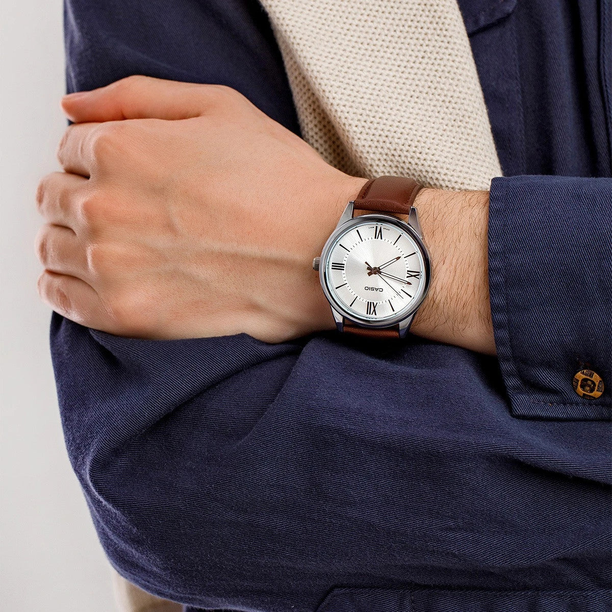 Мъжки аналогов часовник Casio - Casio Collection - MTP-V005L-7B5UDF