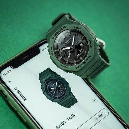 Мъжки часовник Casio G-Shock Bluetooth Solar - GA-B2100-3AER