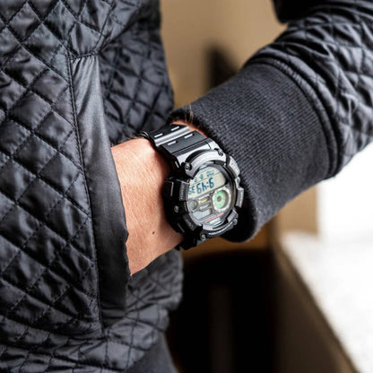 Мъжки дигитален часовник Casio Fishing Gear - WS-1500H-1AVEF