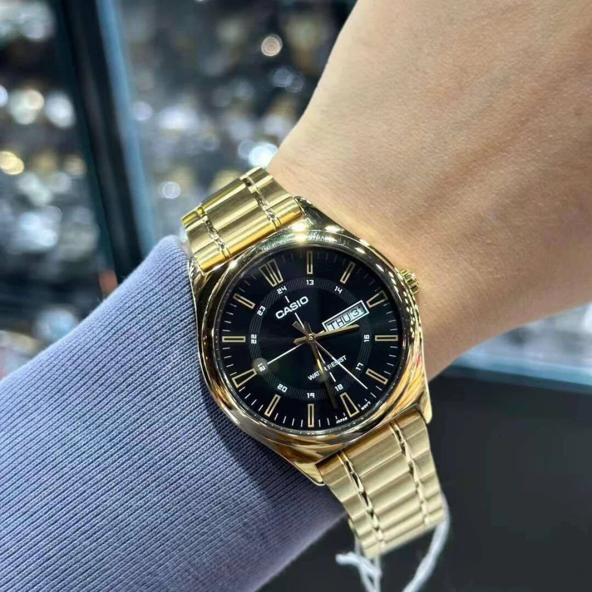Мъжки аналогов часовник Casio - Casio Collection - MTP-V006G-1CUDF