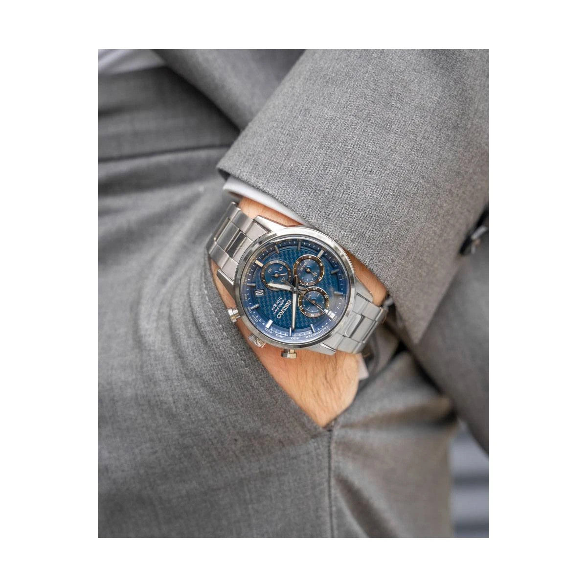 Мъжки часовник SEIKO - SSB387P1