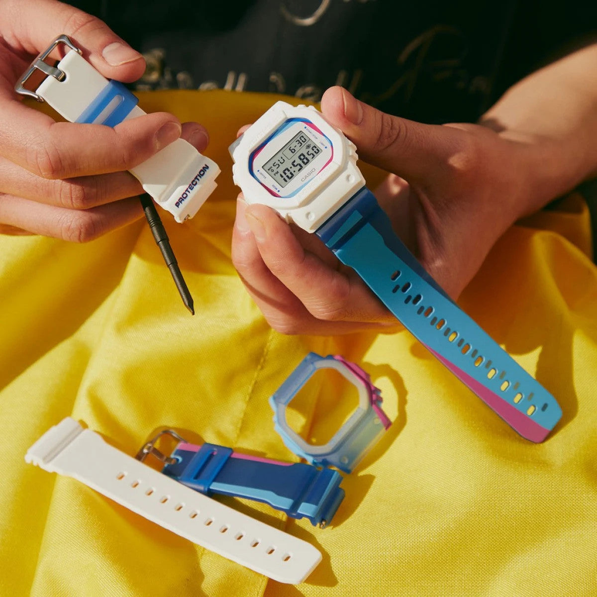 Мъжки часовник Casio G-Shock Parra Limited Edition - DWE-5600PR-2ER
