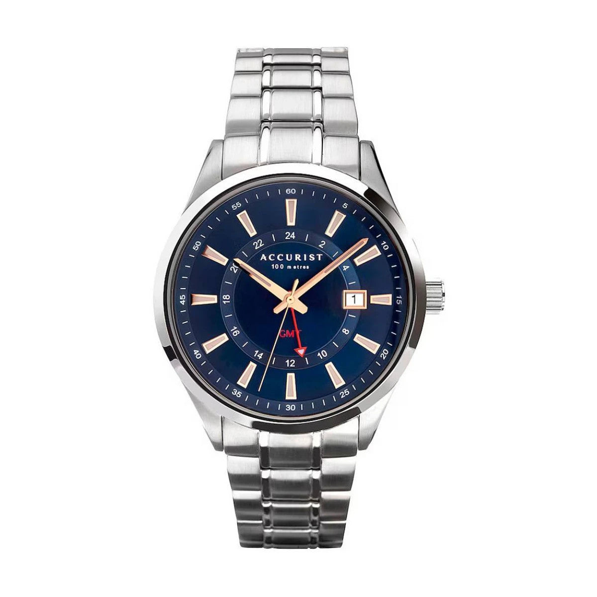 Мъжки аналогов часовник Accurist Classic GMT - A-7340