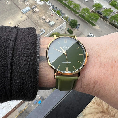 Мъжки аналогов часовник Casio - Casio Collection - MTP-VT01GL-3BUDF