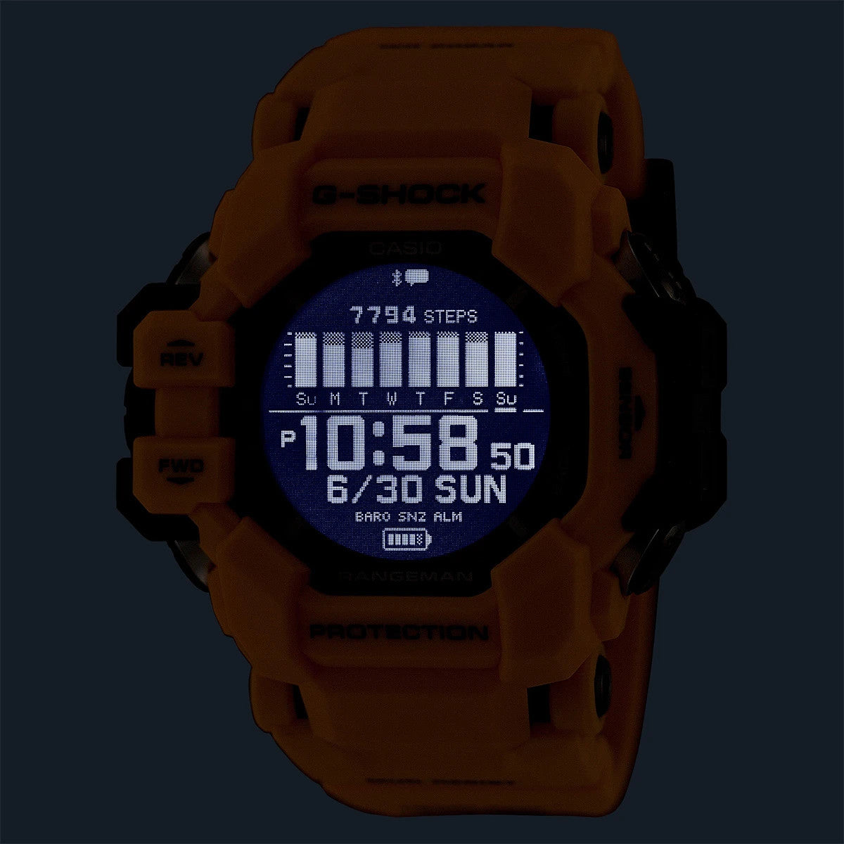 Мъжки часовник Casio G-Shock Rangeman GPS Solar - GPR-H1000-9ER