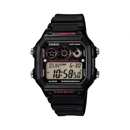 Мъжки дигитален часовник Casio - AE-1300WH-1A2VDF