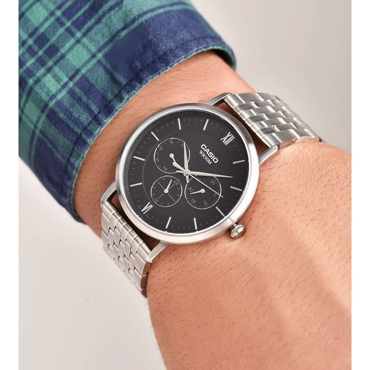 Мъжки аналогов часовник Casio Multi-Dial - Casio Collection - MTP-B300D-1AVDF