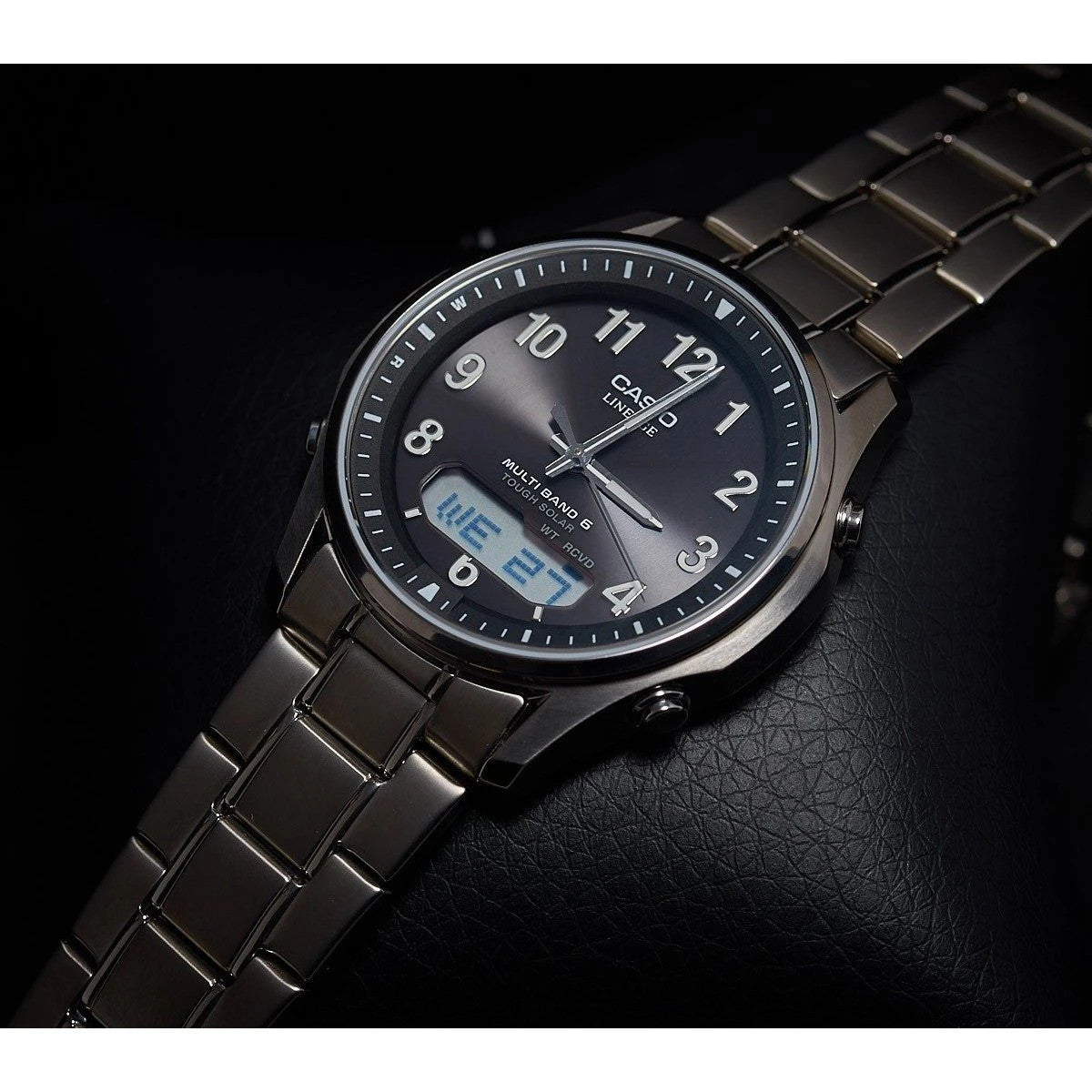 Мъжки часовник Casio Wave Ceptor Solar - LCW-M100TSE-1A2ER