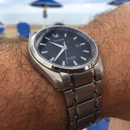 Мъжки часовник CITIZEN Titanium Eco-Drive - AW1240-57L