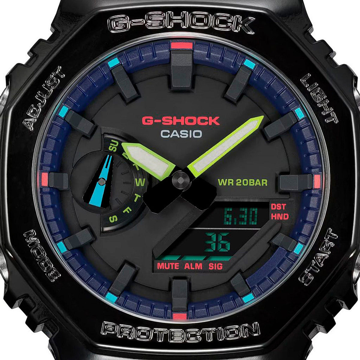 Мъжки часовник Casio G-Shock RGB Series - GA-2100RGB-1AER