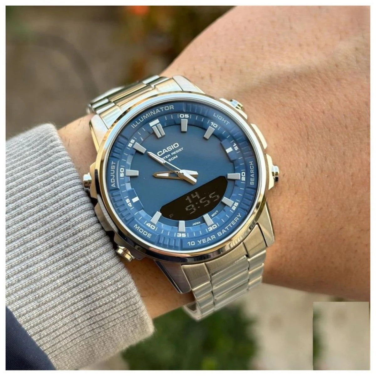 Мъжки дигитален часовник Casio - Casio Collection - AMW-880D-2A1VDF