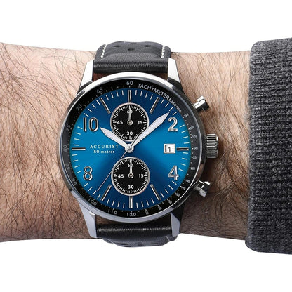 Мъжки аналогов часовник Accurist Chronograph - A-7384