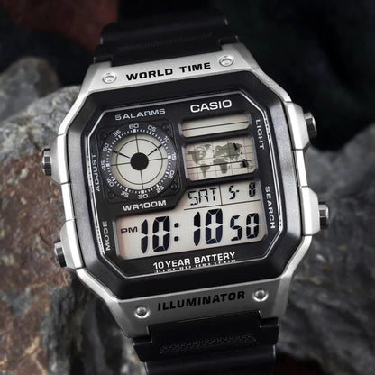 Мъжки часовник Casio - AE-1200WH-1CVEF