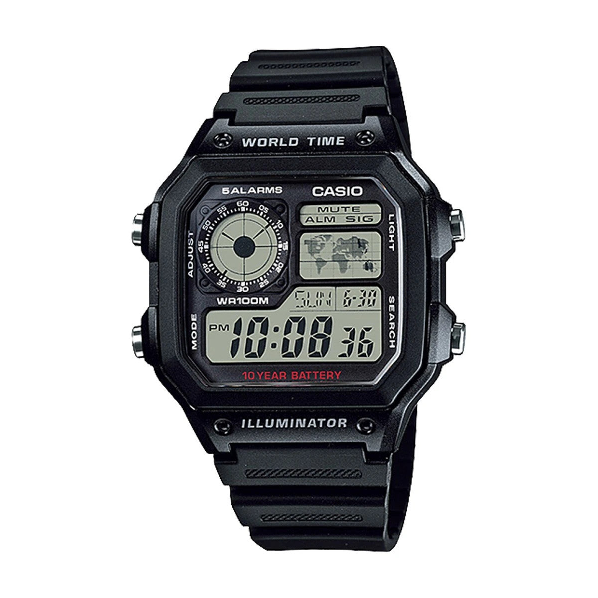 Мъжки часовник CASIO - AE-1200WH-1AVEF