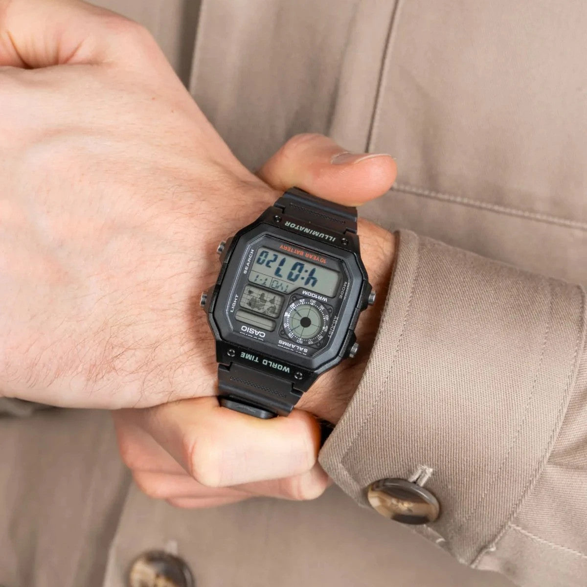 Мъжки часовник CASIO - AE-1200WH-1AVEF
