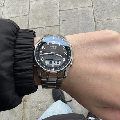 Мъжки часовник Casio Wave Ceptor Solar - LCW-M100TSE-1A2ER