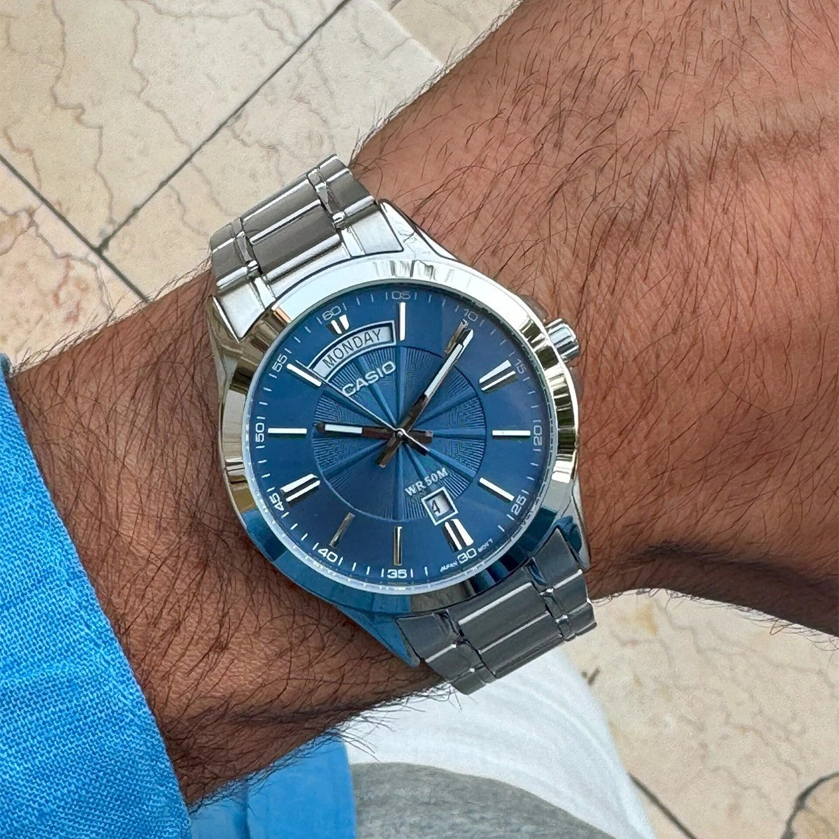 Мъжки аналогов часовник CASIO - Casio Collection - MTP-1381D-2AVDF
