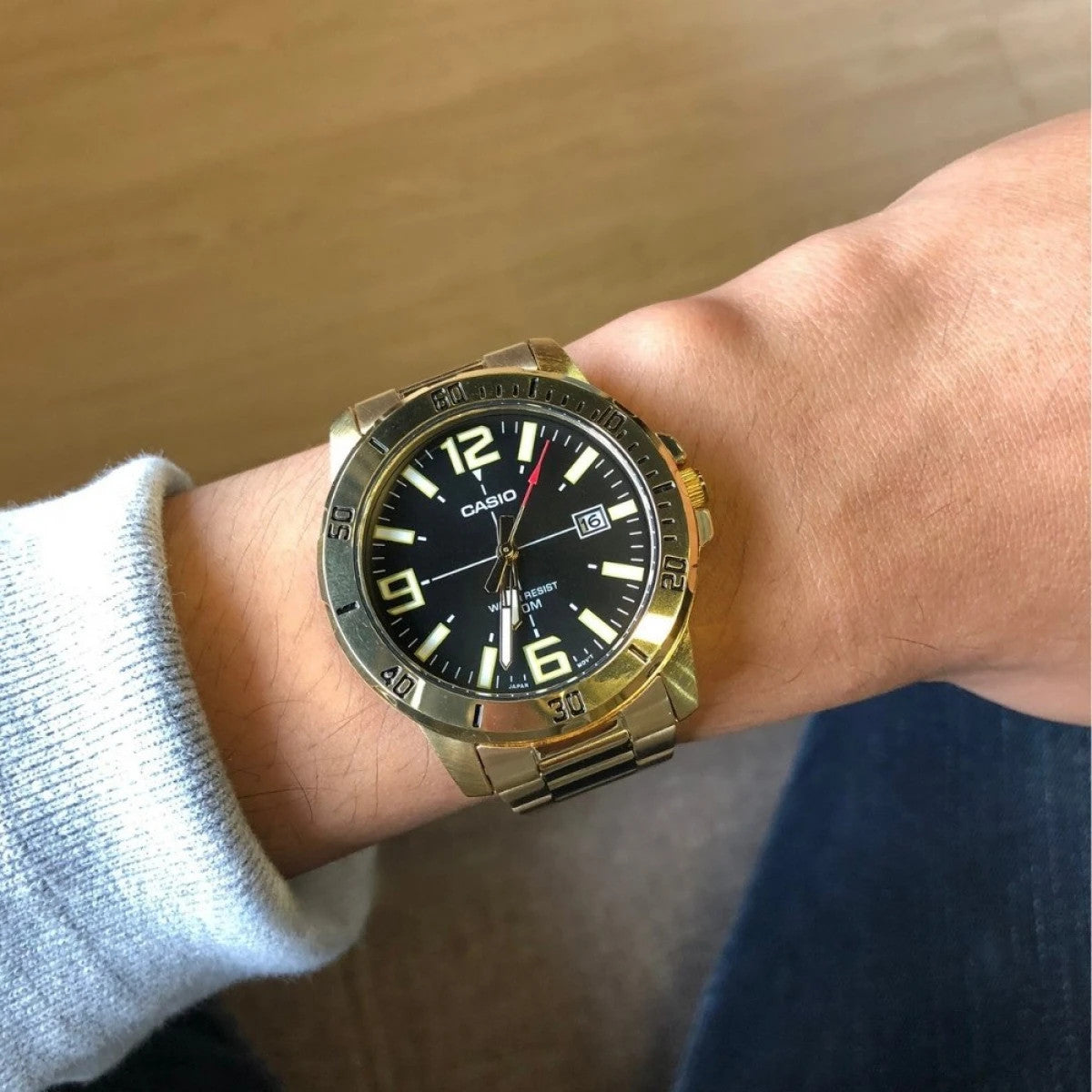 Мъжки аналогов часовник Casio - MTP-VD01G-1BVUDF