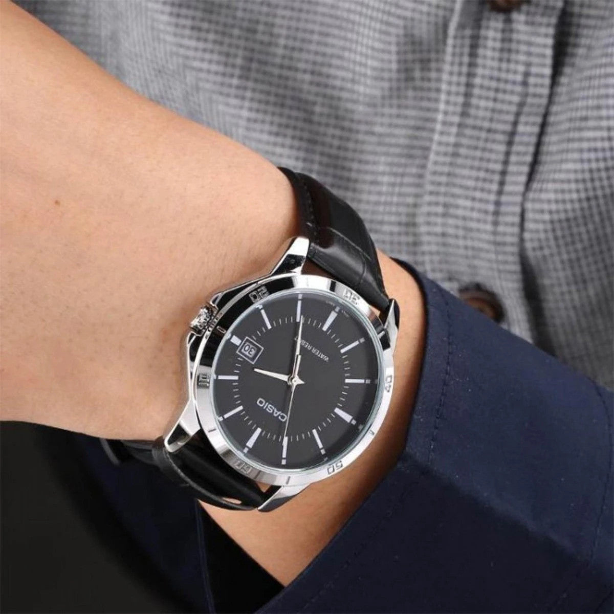Мъжки аналогов часовник Casio - Casio Collection - MTP-V004L-1AUDF