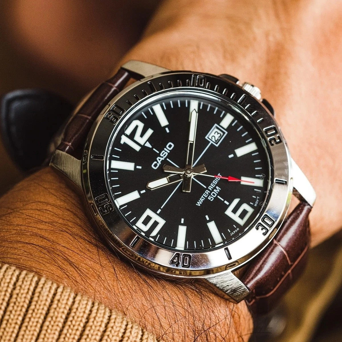 Мъжки аналогов часовник Casio - Casio Collection - MTP-VD01L-1BVUDF