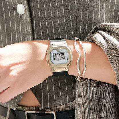 Дамски часовник Casio G-Shock - GM-S5600BC-1ER