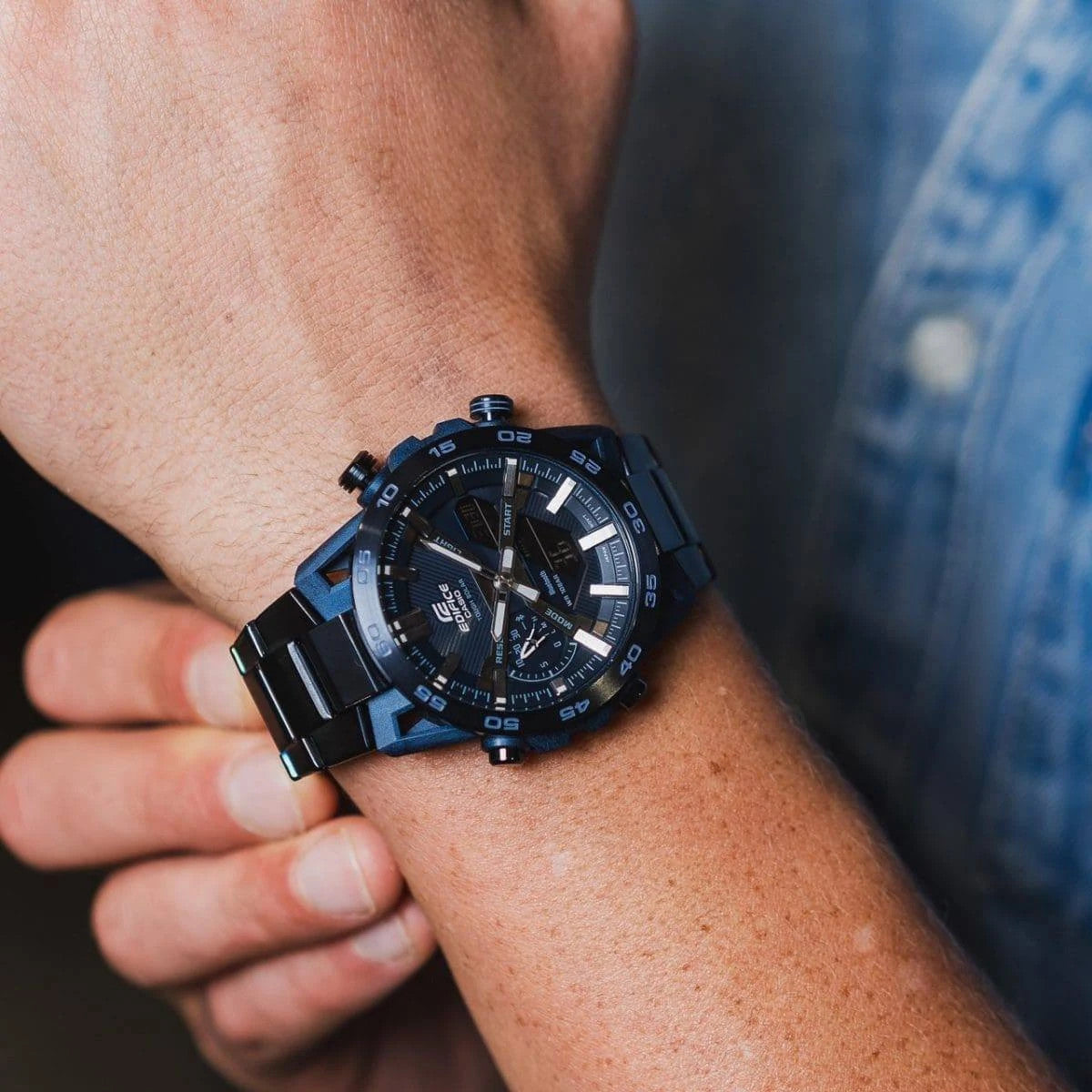 Мъжки часовник Casio Edifice Solar Bluetooth - ECB-2000CB-2AEF