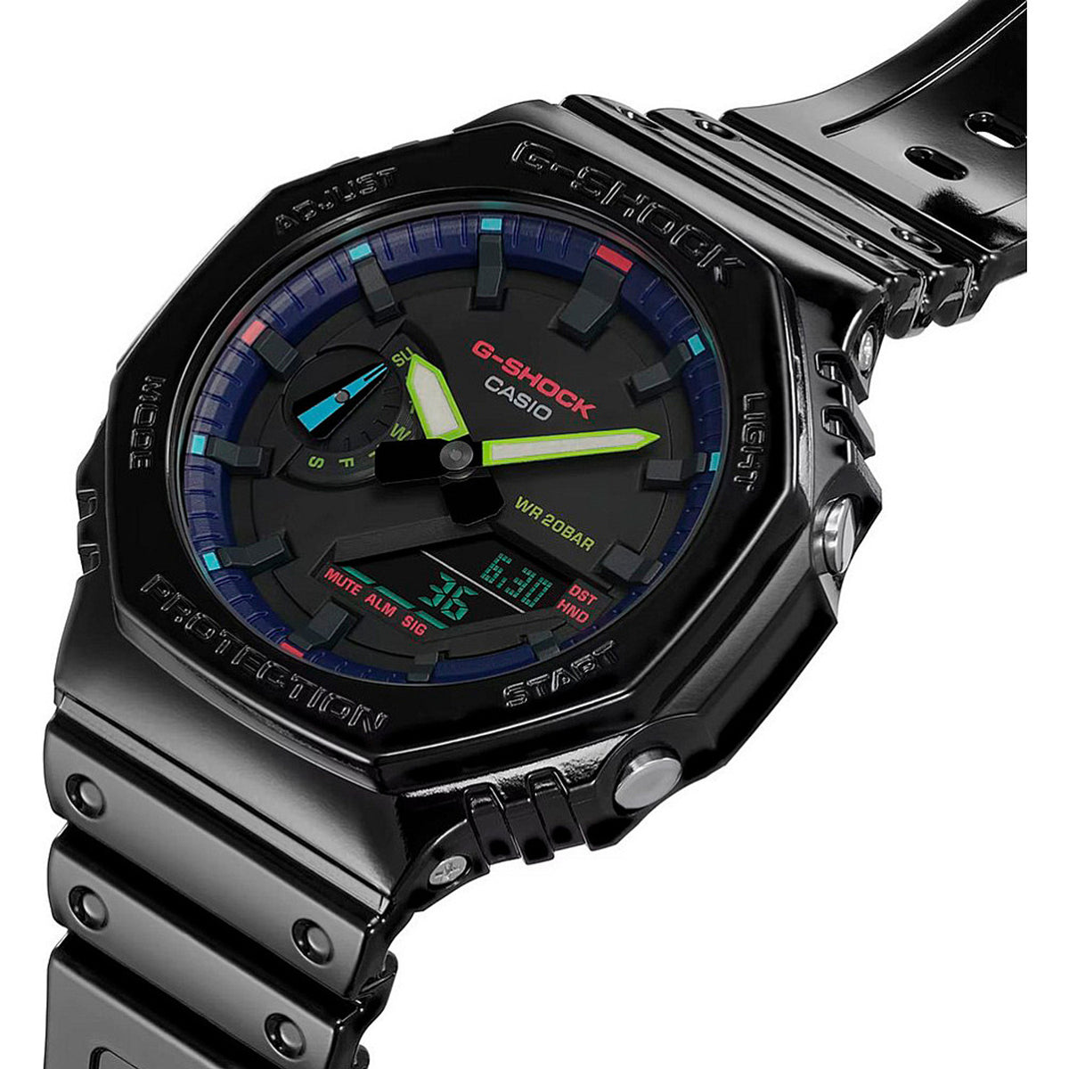 Мъжки часовник Casio G-Shock RGB Series - GA-2100RGB-1AER