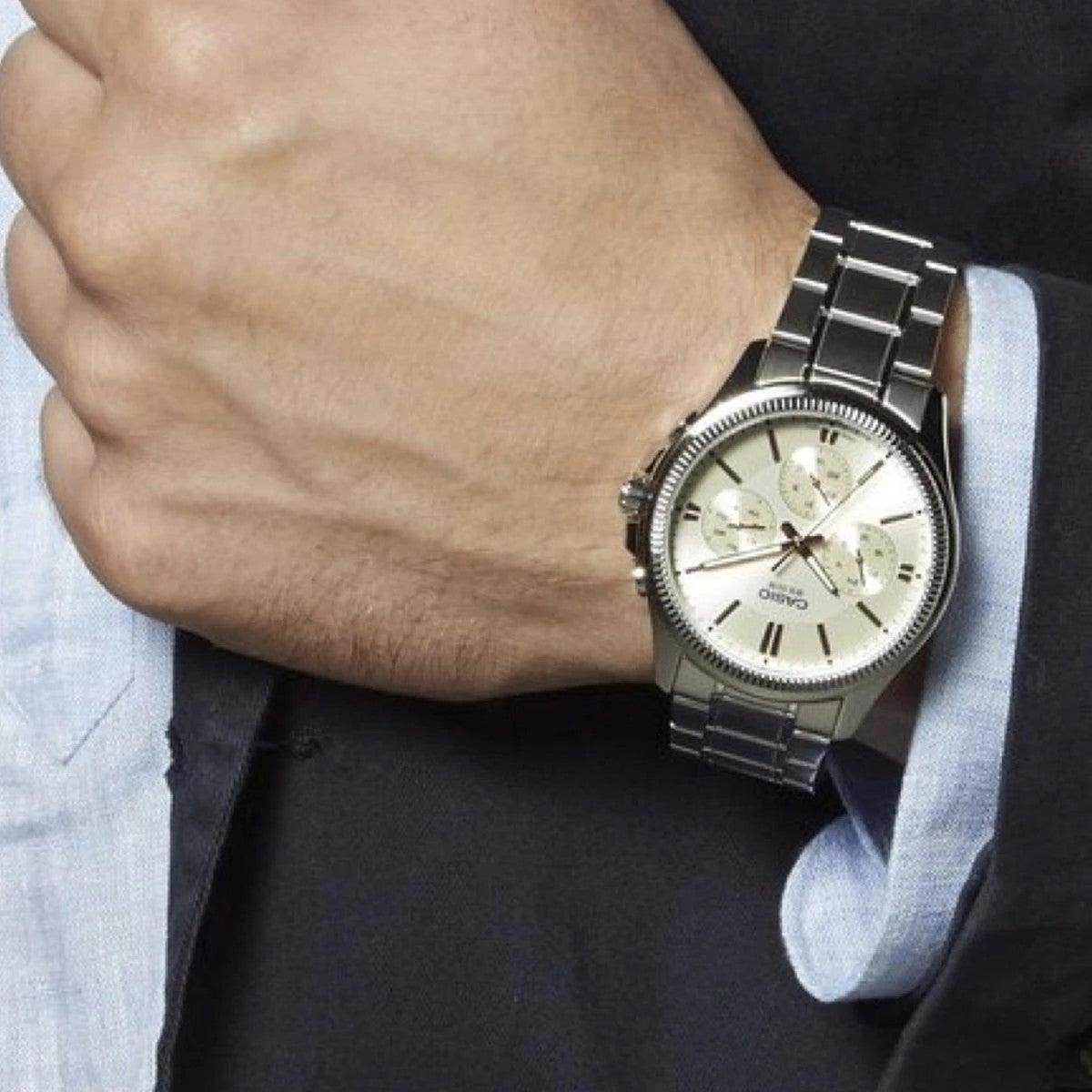 Мъжки аналогов часовник Casio Multi-Dial - Casio Collection - MTP-1375D-7A2VDF
