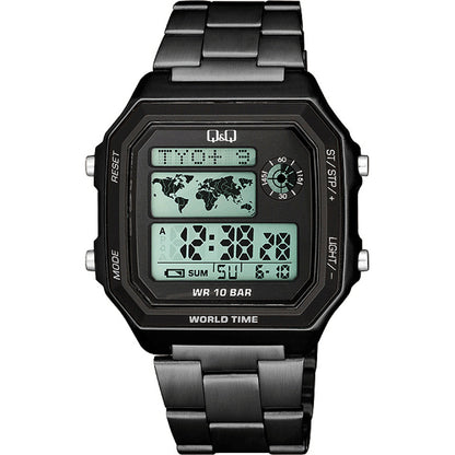 Мъжки дигитален часовник Q&Q World Time - M196J008Y