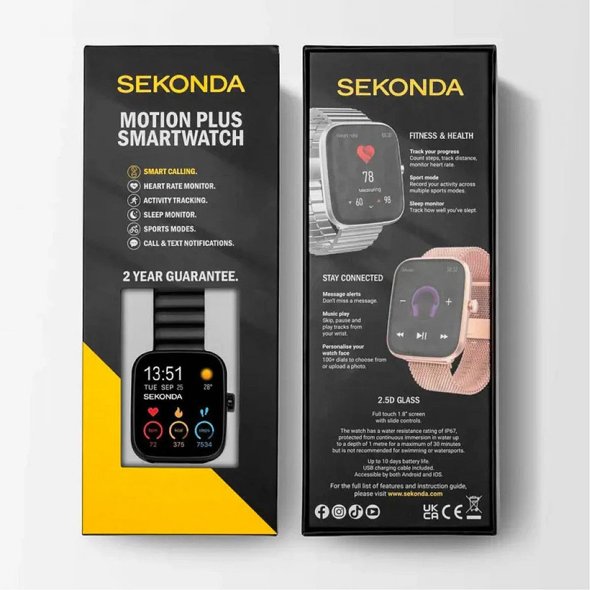 Мъжки смарт часовник Sekonda Motion Plus - S-30223